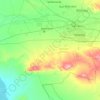 Топографическая карта Карманинский район, высота, рельеф