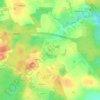 Топографическая карта Куты, высота, рельеф