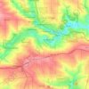 Топографическая карта Красный Сулин, высота, рельеф