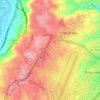 Топографическая карта Camarate, высота, рельеф