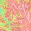 Топографическая карта Шашикманское сельское поселение, высота, рельеф
