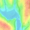 Топографическая карта Сухой Лиман, высота, рельеф