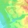 Топографическая карта Нарейши, высота, рельеф