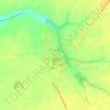 Топографическая карта Ивановка, высота, рельеф