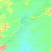 Топографическая карта Pajeú, высота, рельеф