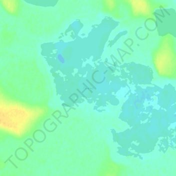 Топографическая карта Лыкча, высота, рельеф