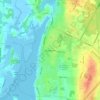 Топографическая карта Yarmouth, высота, рельеф