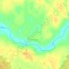 Топографическая карта Домашенка, высота, рельеф