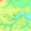 Топографическая карта Восточное сельское поселение, высота, рельеф