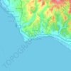 Топографическая карта Santa Marinella, высота, рельеф