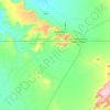 Топографическая карта Oljato-Monument Valley, высота, рельеф