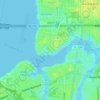 Топографическая карта Arlington River, высота, рельеф