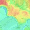 Топографическая карта Николина Гора, высота, рельеф