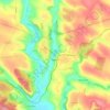 Топографическая карта Городок, высота, рельеф
