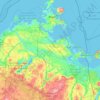 Топографическая карта Vorpommern, высота, рельеф