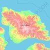 Топографическая карта Bylot Island, высота, рельеф