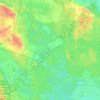Топографическая карта Щегловское сельское поселение, высота, рельеф
