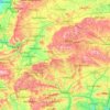 Топографическая карта Wiltshire, высота, рельеф