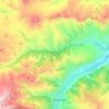 Топографическая карта Гижгит, высота, рельеф