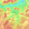 Топографическая карта Околица, высота, рельеф