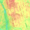 Топографическая карта Телушский сельский Совет, высота, рельеф