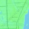 Топографическая карта Miami Shores, высота, рельеф