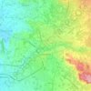 Топографическая карта Carpentras, высота, рельеф