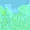 Топографическая карта Panggung Lor, высота, рельеф