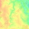 Топографическая карта Воръя, высота, рельеф