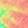 Топографическая карта Гатное, высота, рельеф