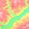Топографическая карта Елецкий сельсовет, высота, рельеф