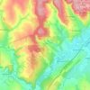 Топографическая карта Мичуринский сельсовет, высота, рельеф