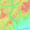 Топографическая карта Амурзетское сельское поселение, высота, рельеф