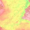 Топографическая карта Тобольский район, высота, рельеф