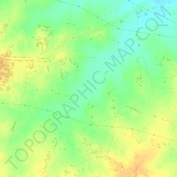 Топографическая карта Kotma, высота, рельеф