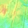 Топографическая карта Ворсино, высота, рельеф