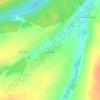 Топографическая карта Лебедево, высота, рельеф