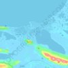 Топографическая карта Темрюкское городское поселение, высота, рельеф
