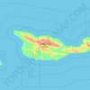 Топографическая карта Santa Cruz Island, высота, рельеф