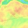 Топографическая карта Вядерево, высота, рельеф