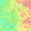 Топографическая карта Глубоковский район, высота, рельеф