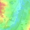 Топографическая карта Немейши, высота, рельеф
