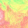Топографическая карта Жилиндинский национальный наслег, высота, рельеф