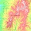 Топографическая карта Pecos Wilderness, высота, рельеф