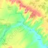 Топографическая карта Уразаевское сельское поселение, высота, рельеф