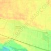 Топографическая карта Рубежненское сельское поселение, высота, рельеф