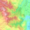 Топографическая карта 南岭国家森林公园, высота, рельеф