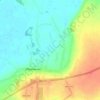 Топографическая карта Ивановское, высота, рельеф