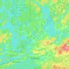 Топографическая карта Кенора, высота, рельеф