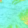 Топографическая карта Pontedera, высота, рельеф